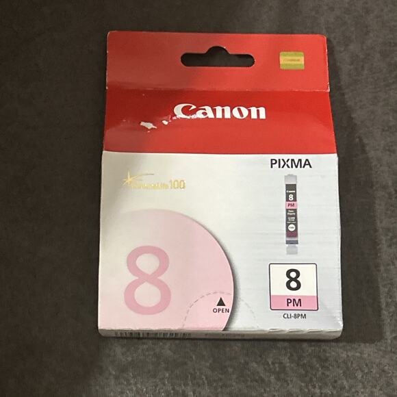 Genuine Canon CLI-8PM Photo Magenta Ink Tank Pixma Ink BRAND NEW - Picture 1 of 6